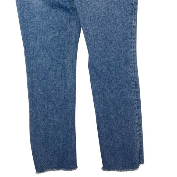 Good American Women's Good Legs Straight Jeans Medium Wash - Picture 7 of 11